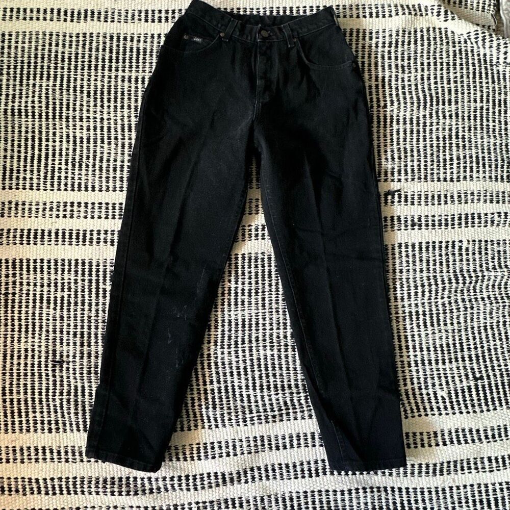 Lee Size 6P Vintage high waisted True 90s black jeans